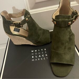 WhiteHouseBlackMarket Ryleigh Studded Espadrille Wedge